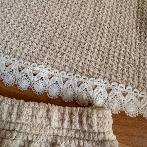 New Girls Beige Summer Set size 6 - Picture 2 of 3